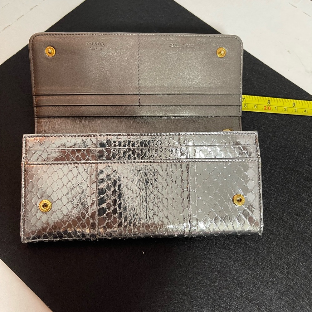 Rare, Limited Edition Prada Silver Python And Jew… - image 3